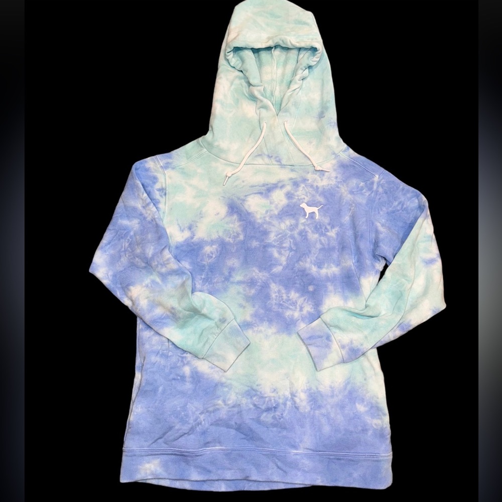 Victoria’s Secret PINK Hooded Sweatshirt Tie Dye Size XS - Picture 2 of 10